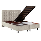 Κρεβάτι με Αποθηκευτικό Χώρο Hauz Nina 160X200 Ivory 04